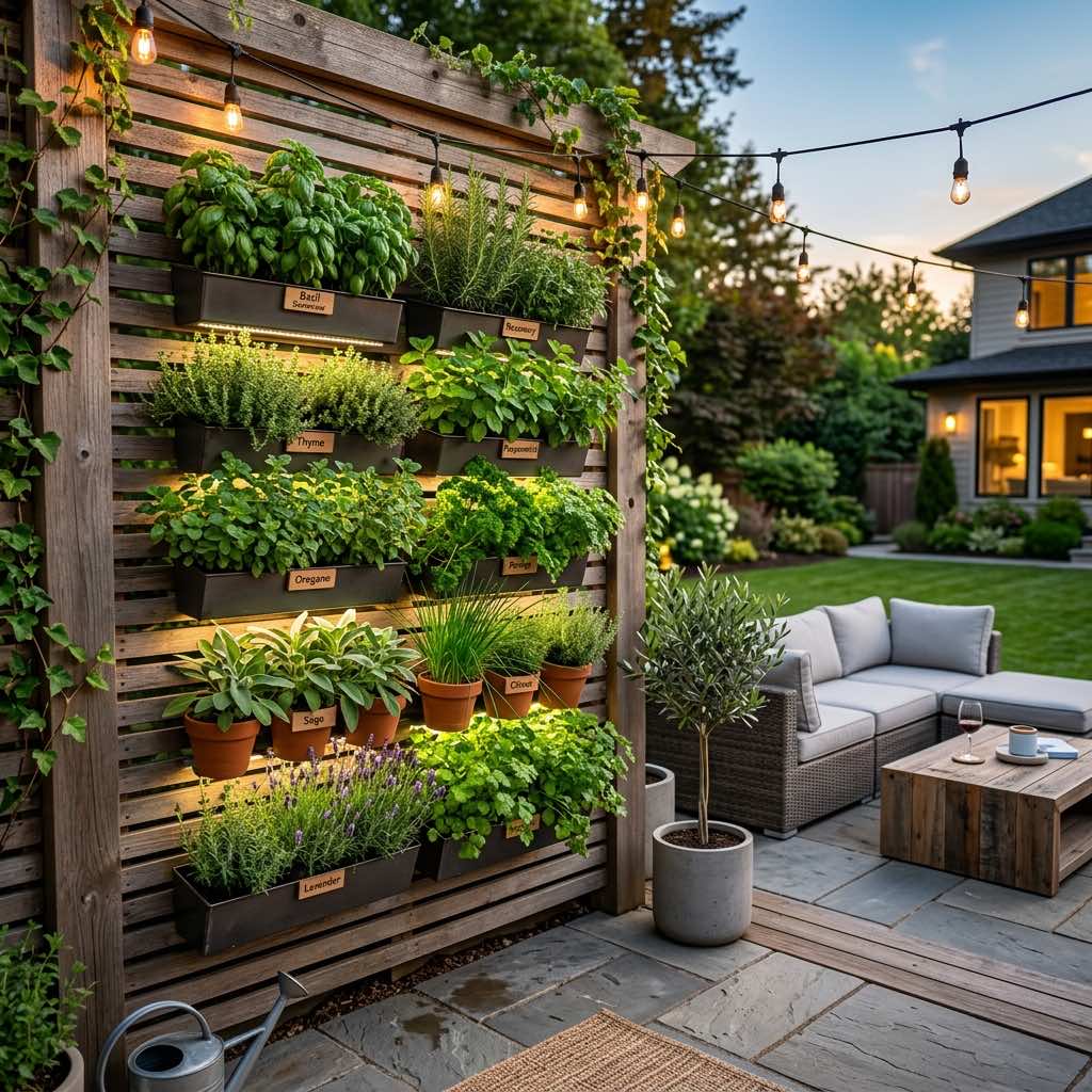Backyard Vertical Garden Ideas: Staging Wall-Mounted Plant Displays