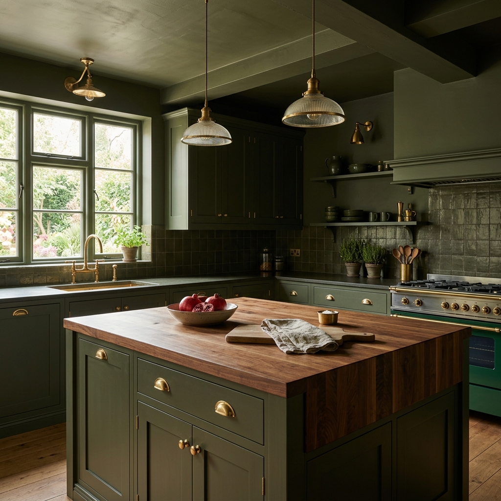 Color Drenched Kitchens: 5 Stunning Palettes to Create an Immersive Culinary Space