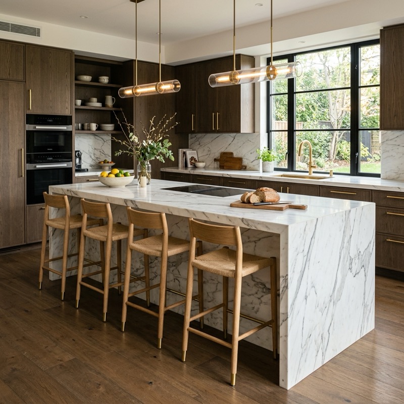 Marble Kitchen Island Ideas: Styling Luxury Culinary Centers