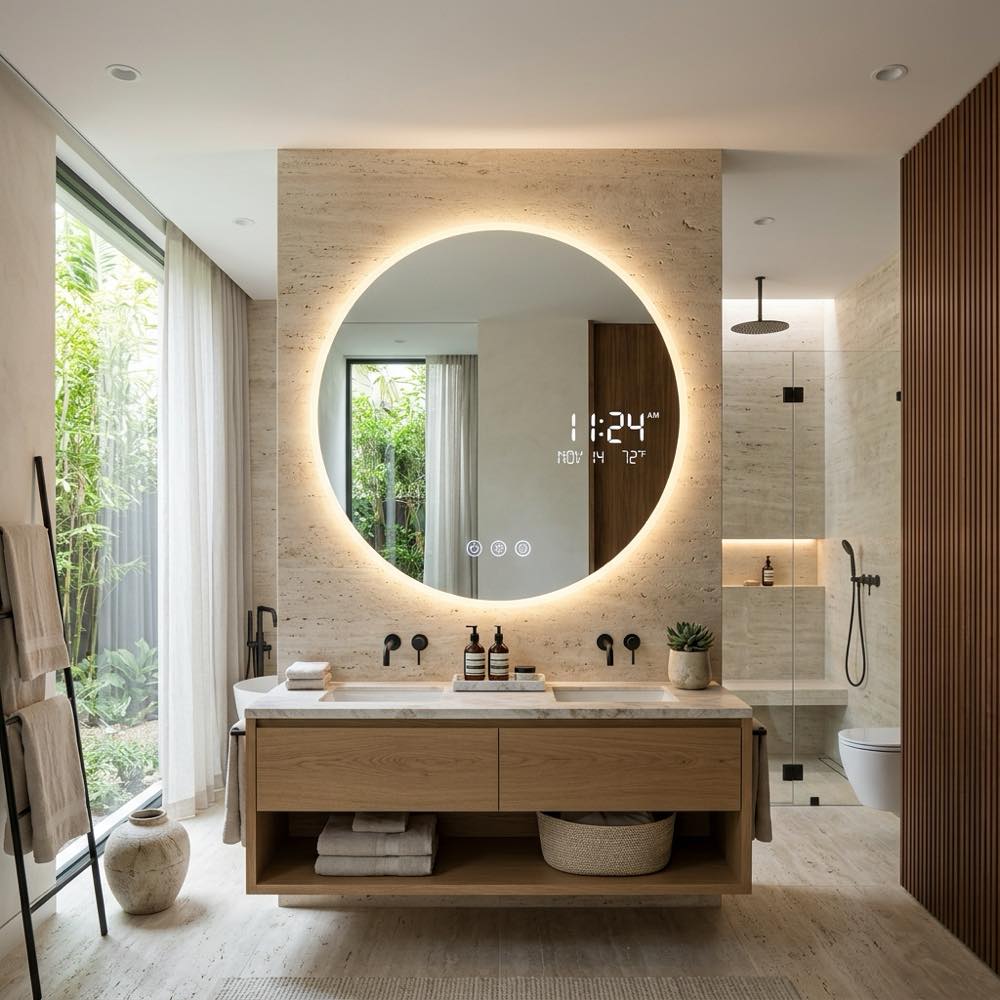 Smart Bathroom Mirror Ideas: Tech-Integrated Vanity Mirrors