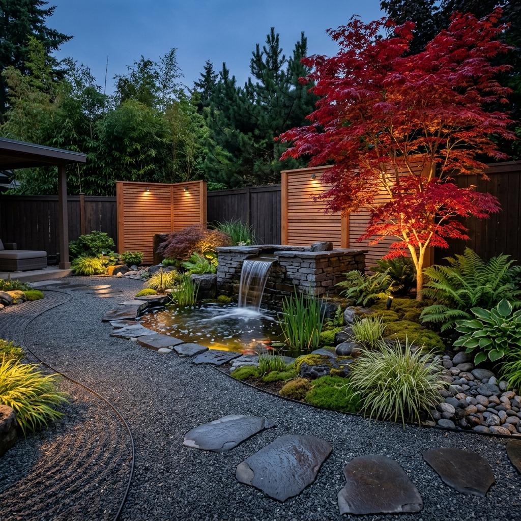 Designing a Private Backyard Zen Garden: Best Hardscaping & Plant Selections