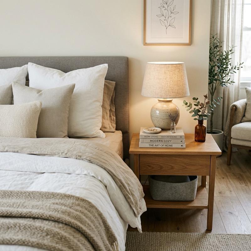 Bedroom Nightstand Styling Ideas: Designing Cozy Bedside Tables