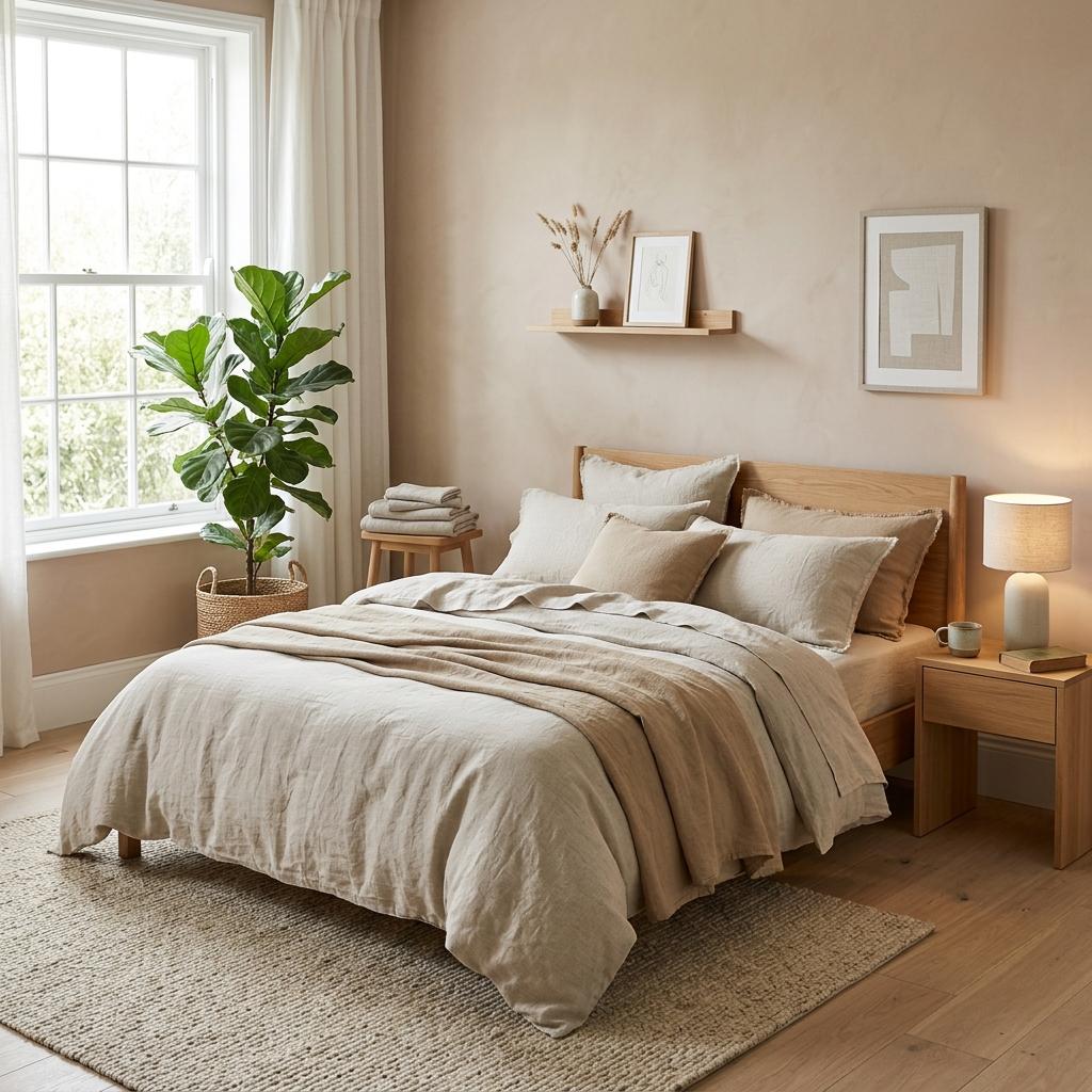 Cozy Linen Bedroom Staging: Best Breathable Flax Bedding for Hot Sleepers