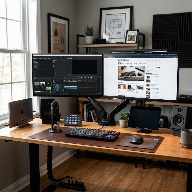 Dual Monitor and Tech Setup Guide: 5 Sleek Layouts for Creators