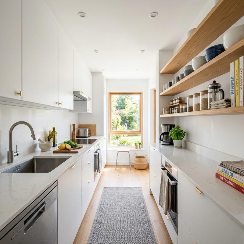 Galley Kitchen Layout Ideas: 5 Space Saving Design Tips