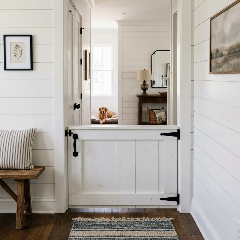 Pet Gates and Baby Gate Alternatives: Built-In Wooden Gates and Modern Barriers