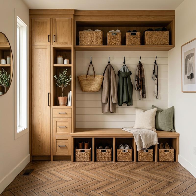 Mudroom Design and Storage Ideas: Custom Built-Ins, Durable Finishes, and Smart Layouts