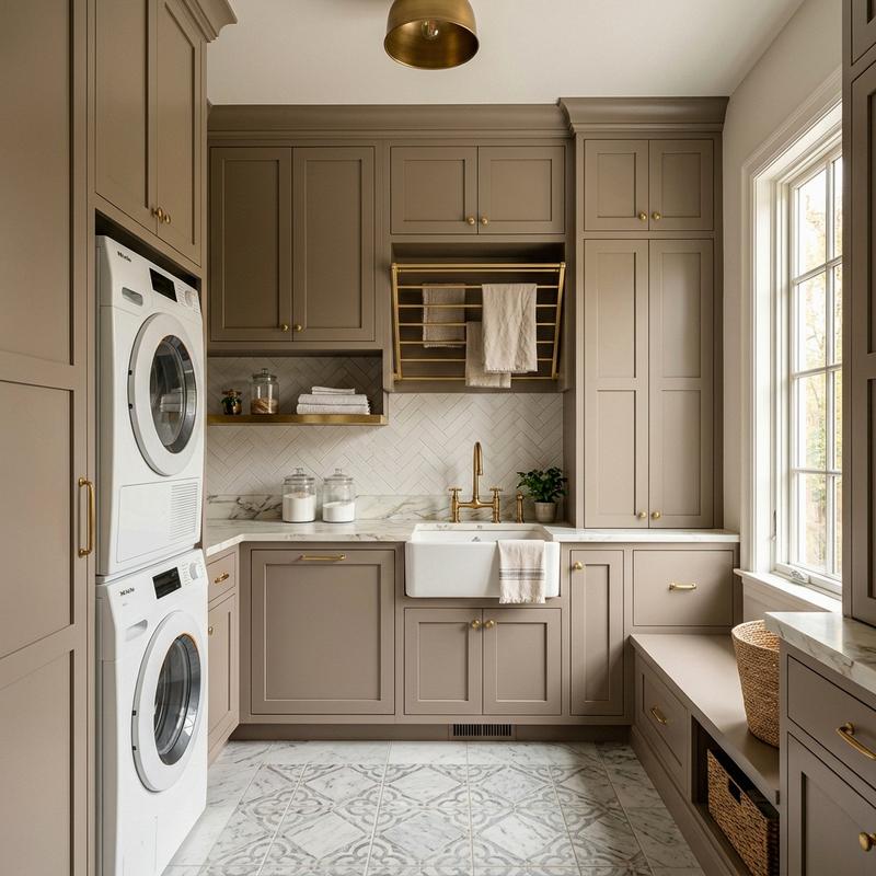 Laundry Room Makeover Trends: Combining Hardworking Utility with Premium Aesthetics