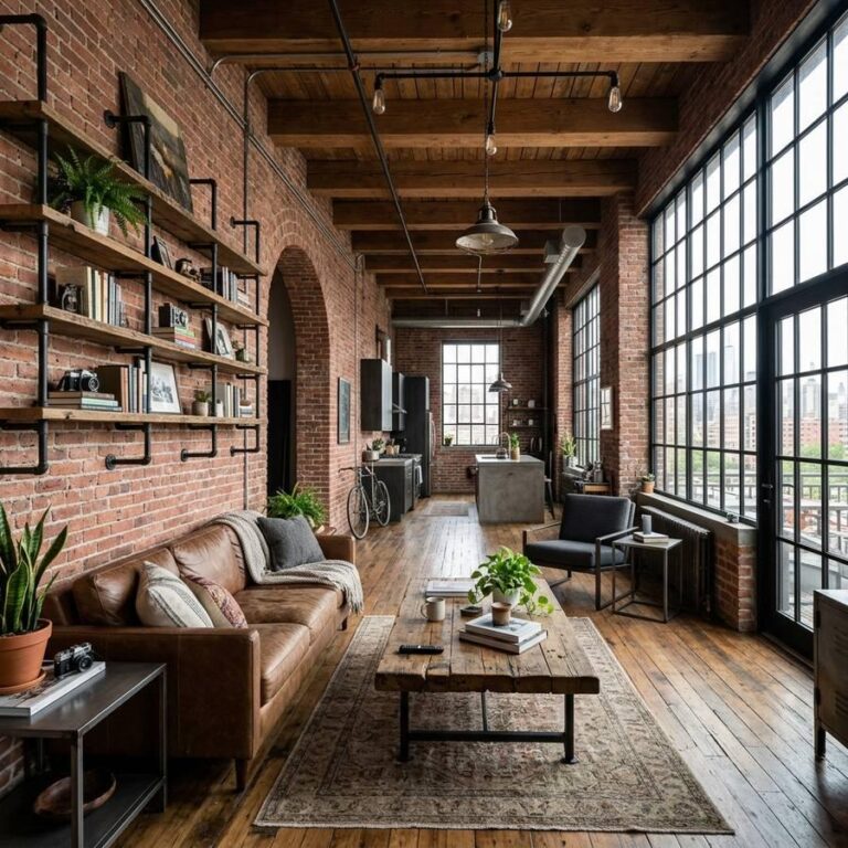 industrial loft interior ideas