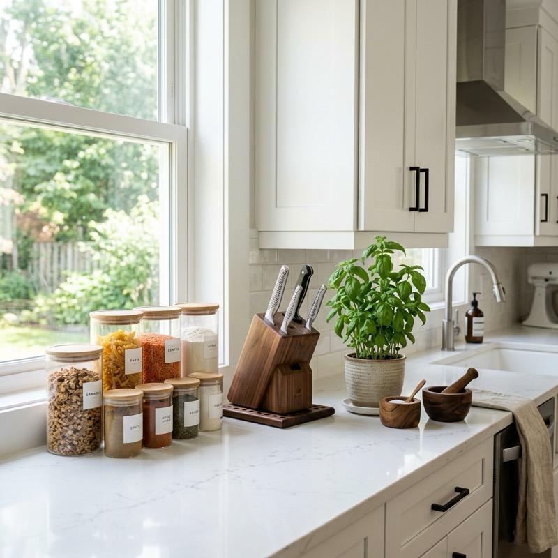 Kitchen Countertop Organization Ideas: 5 Tips for Clutter Free Counters