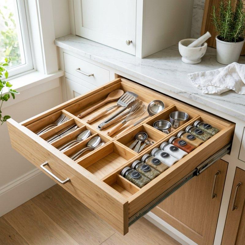 The Ultimate Guide to Kitchen Drawer Organization: 7 Space-Saving Staging Tips