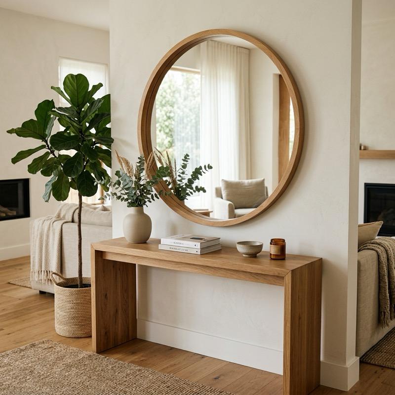 Living Room Mirror Styling: Designing Bright Open Spaces