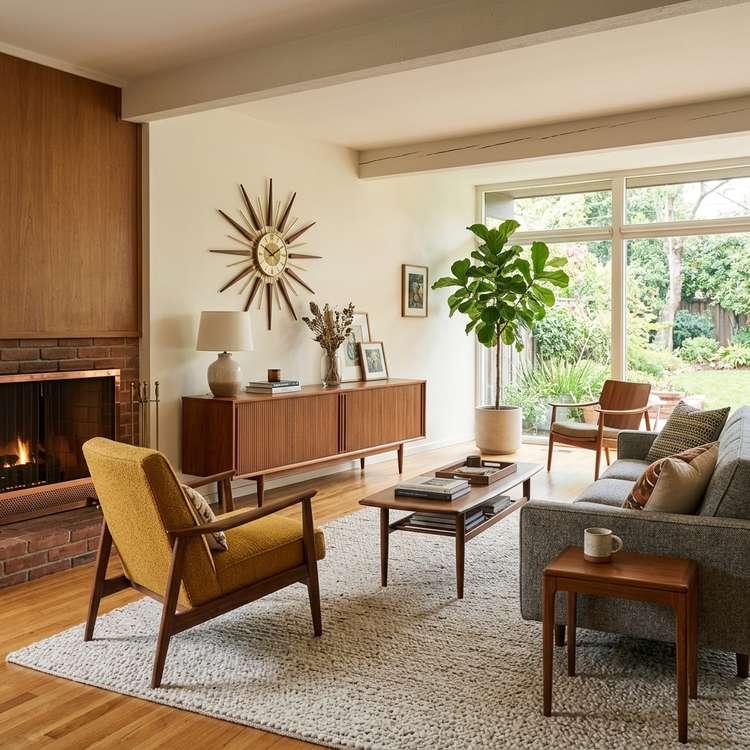 Mid-Century Modern Living Room Decor: 5 Retro Styling Tips