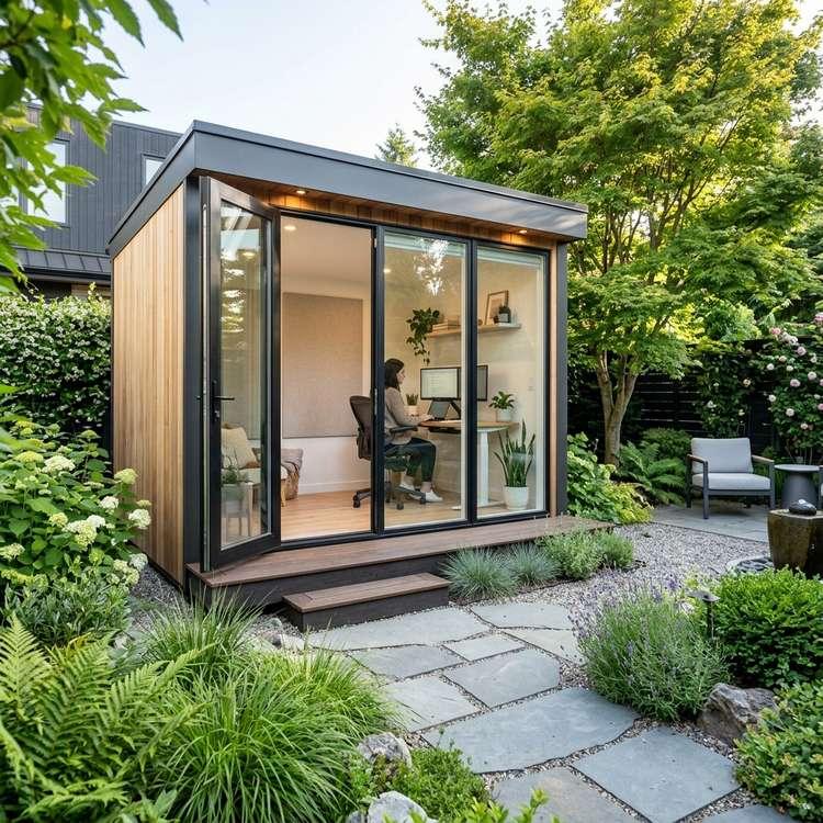 Modern Backyard Office Pod Layouts: 5 Sleek Studio Designs