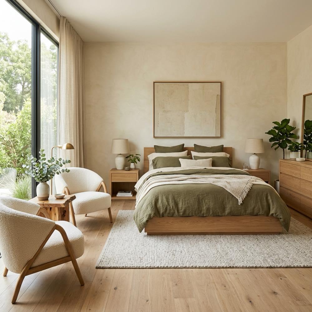 Organic Modern Bedroom Design: Creating a Cozy Neutral Sanctuary
