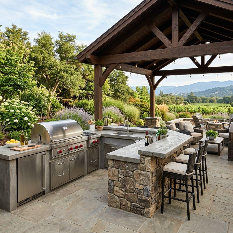 Outdoor Kitchen Layout Designs: 5 Setup Ideas