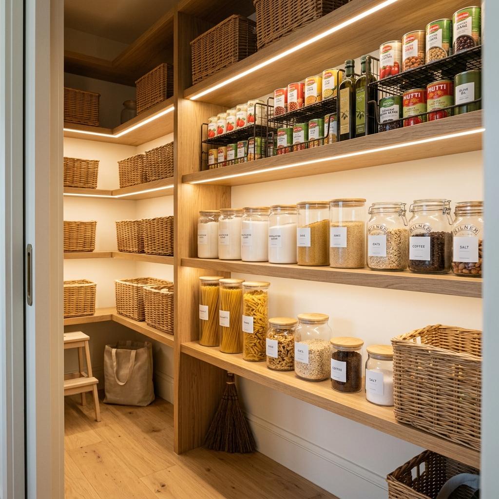 Pantry and Food Storage Ideas: 5 Kitchen Shelving Layouts