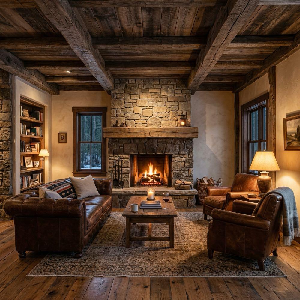 Rustic Living Room Designs: 5 Cozy Timber Accented Spaces
