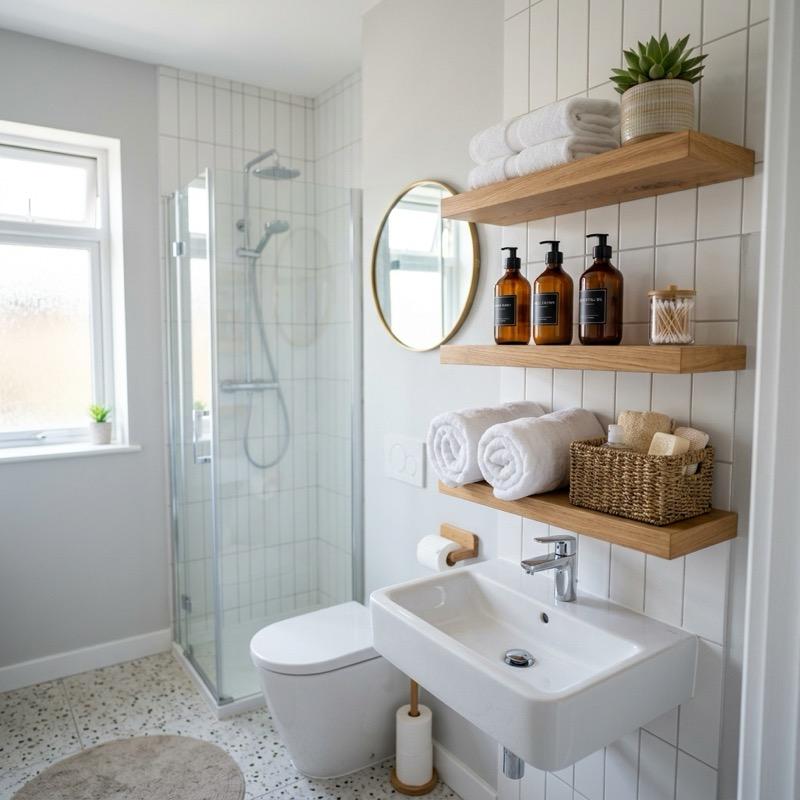 Small Bathroom Storage Ideas: 5 Ways to Maximize Floating Shelves
