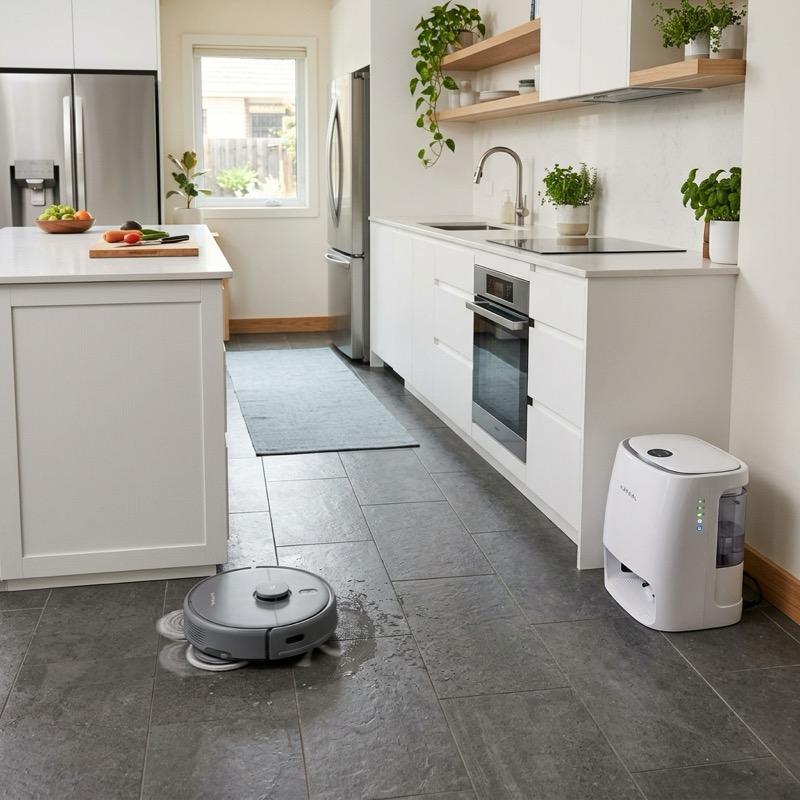 Smart Home Robot Mop: Automating Household Floor Mopping