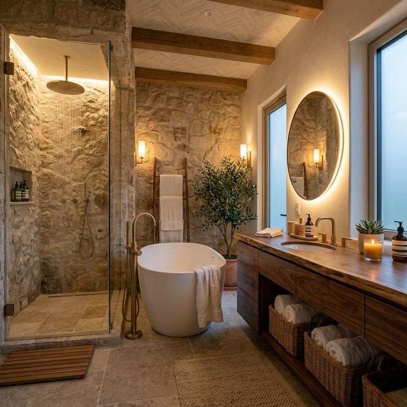 Spa Like Bathroom Design: 5 Tips for a Home Oasis