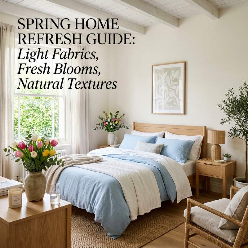 Spring Home Refresh Guide: 5 Simple Tips to Brighten Your Interiors