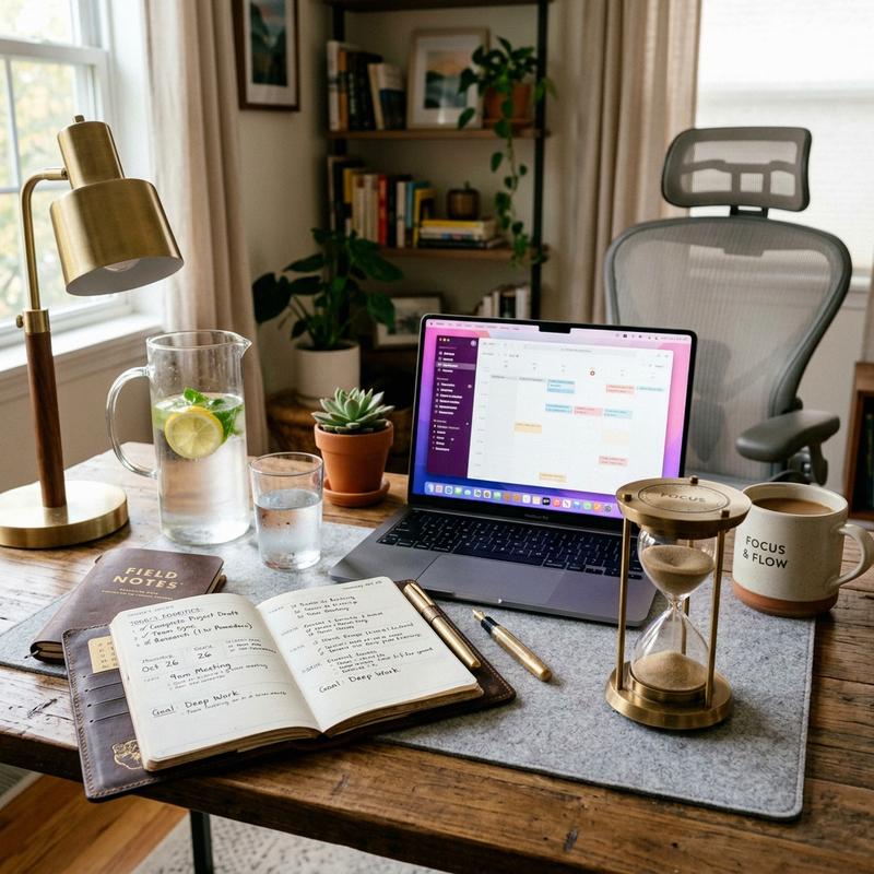Work From Home Productivity Tips: 5 Habit-Building Desk Habits